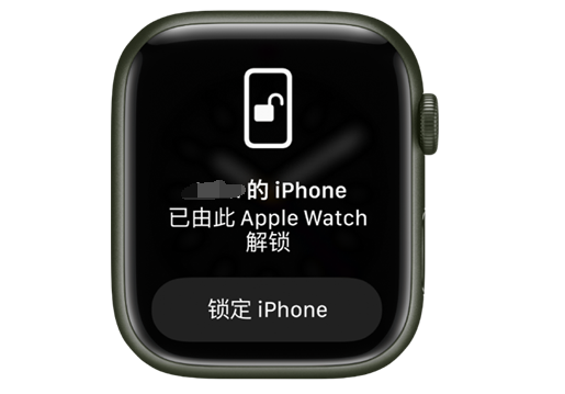 梁平苹果手机维修分享用 AppleWatch 解锁配备面容 ID 的 iPhone方法 